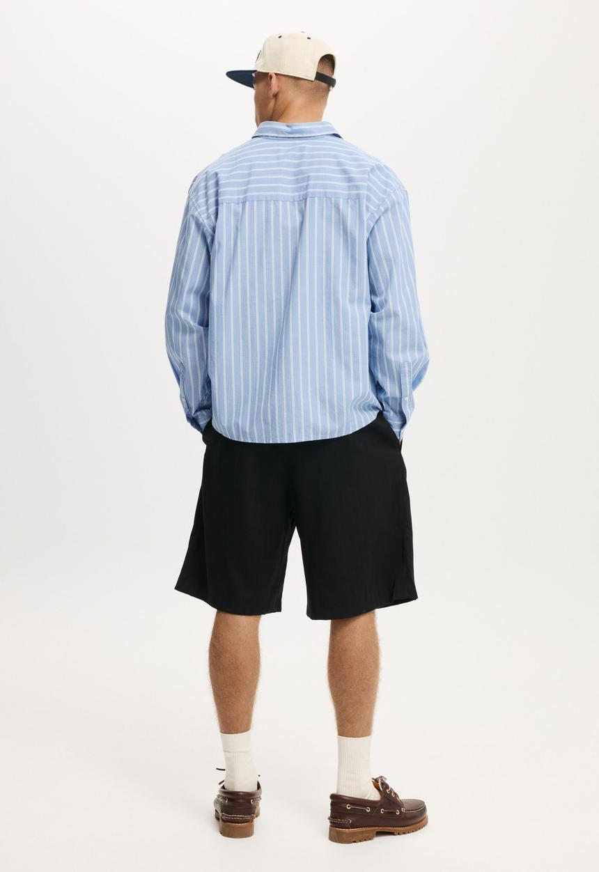 Cotton On - Super Baggy Pleated Short - Black