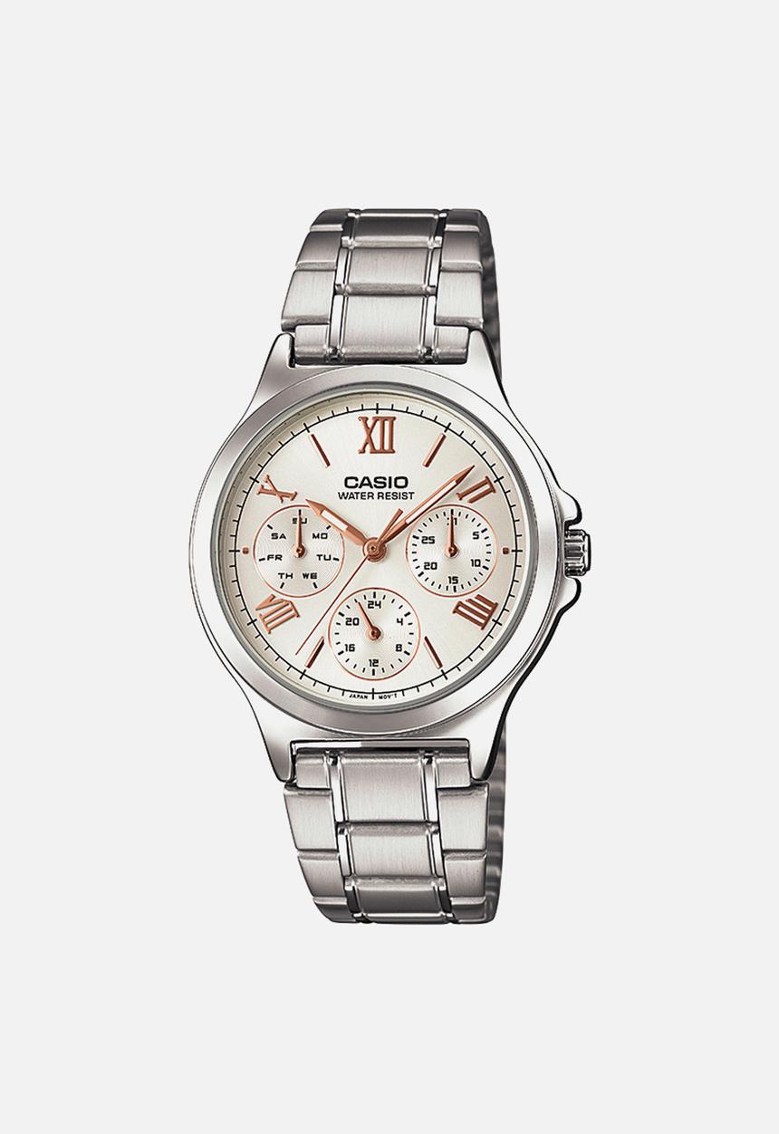 Casio - Analogue LTP-V300D-7A2UDF- silver