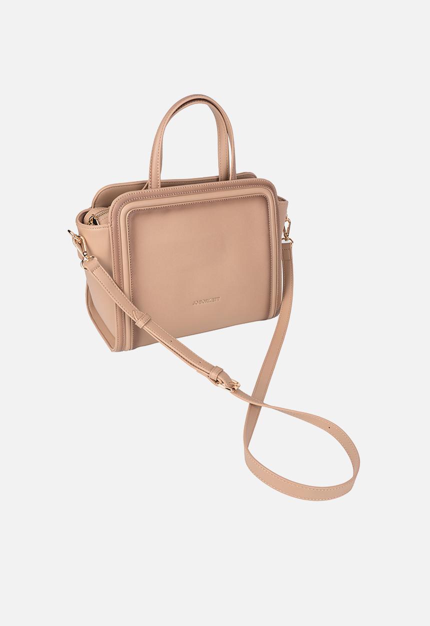 Jo Borkett - JO Borkett Kai top handlebag-Tan