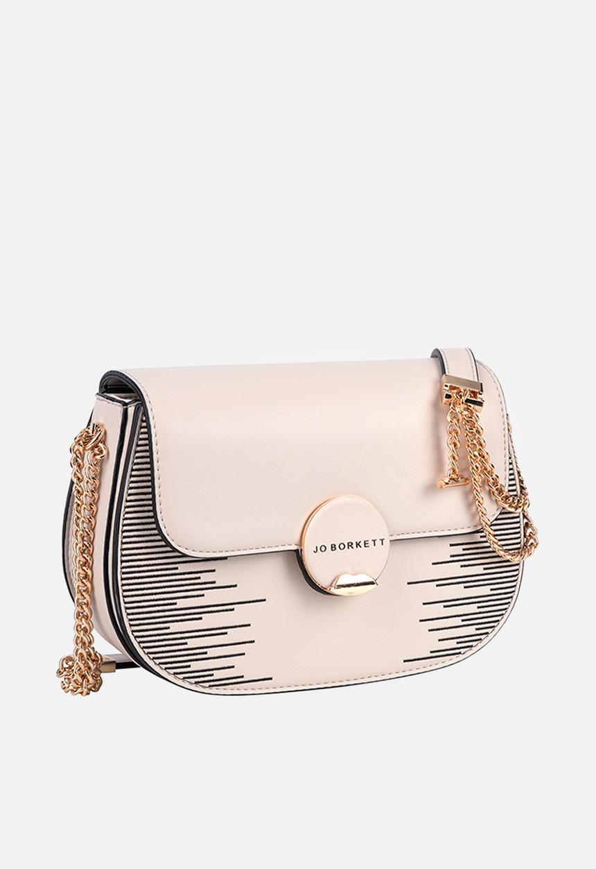Jo Borkett - JO Borkett Teardrop crossbody bag-Off-White