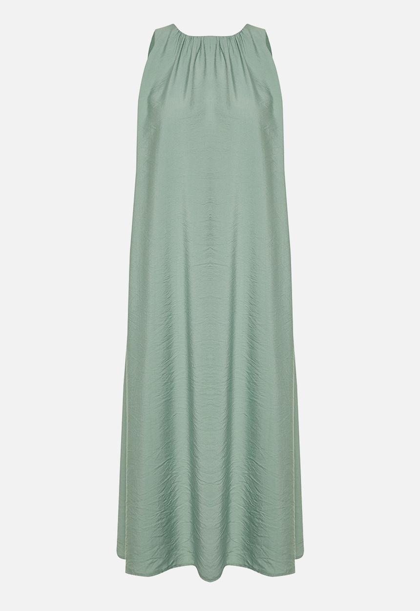 Trendyol - Gather Detailed Aerobin Dress - Khaki