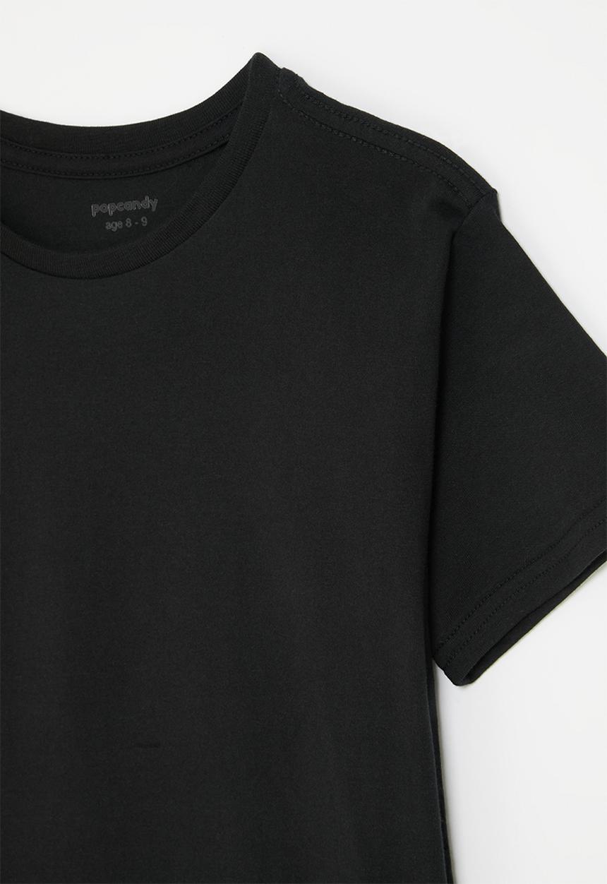 Pop Candy - Slogan tee - black/sigma