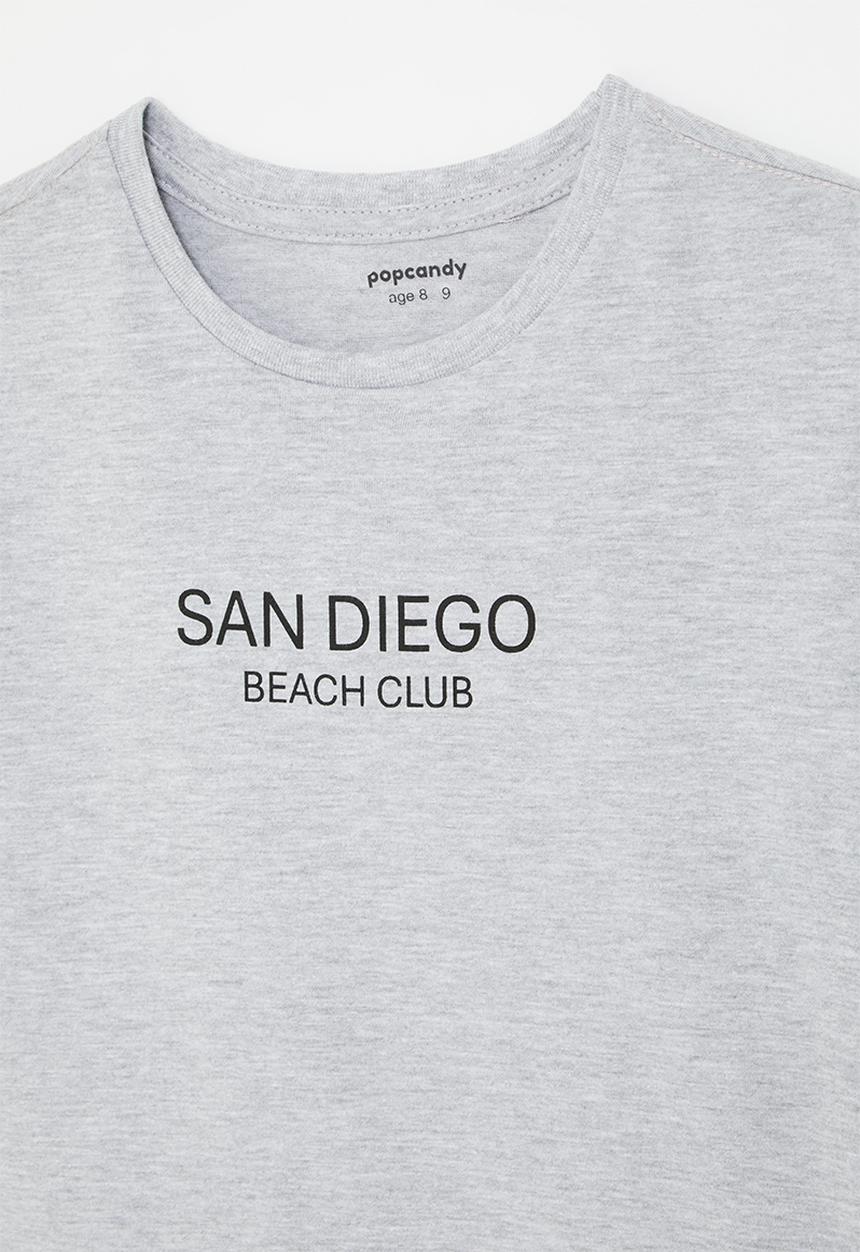 Pop Candy - Printed tee - grey