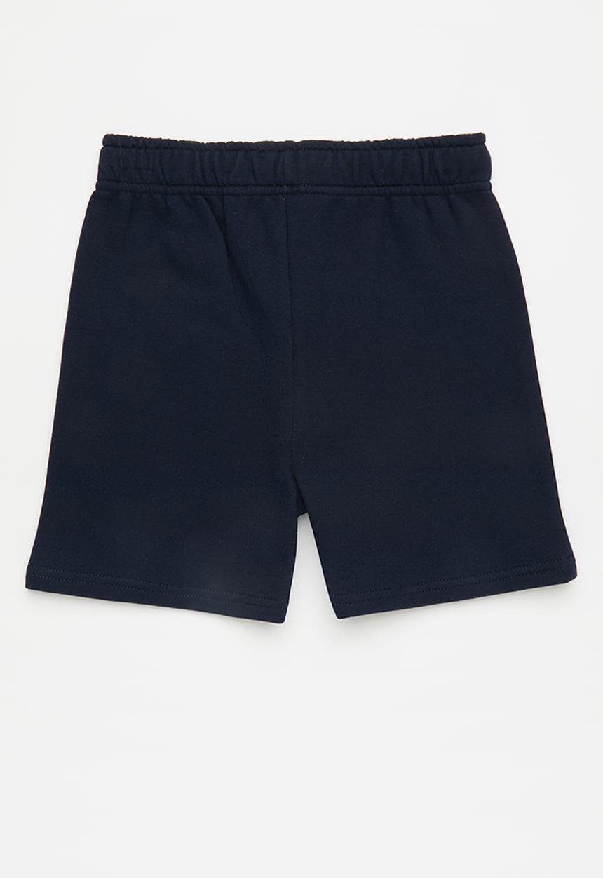 Pop Candy - Logo drawstring shorts - navy/nasa