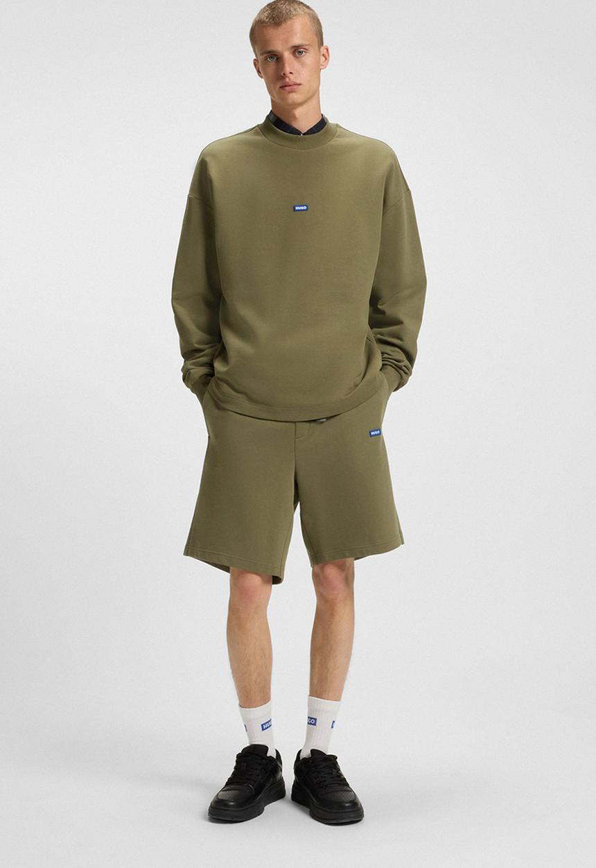 HUGO - Nasensio Jersey Shorts - Khaki