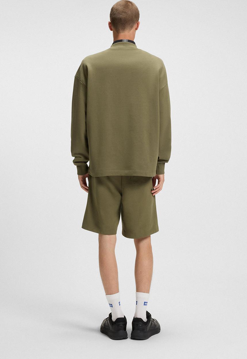 HUGO - Nasensio Jersey Shorts - Khaki