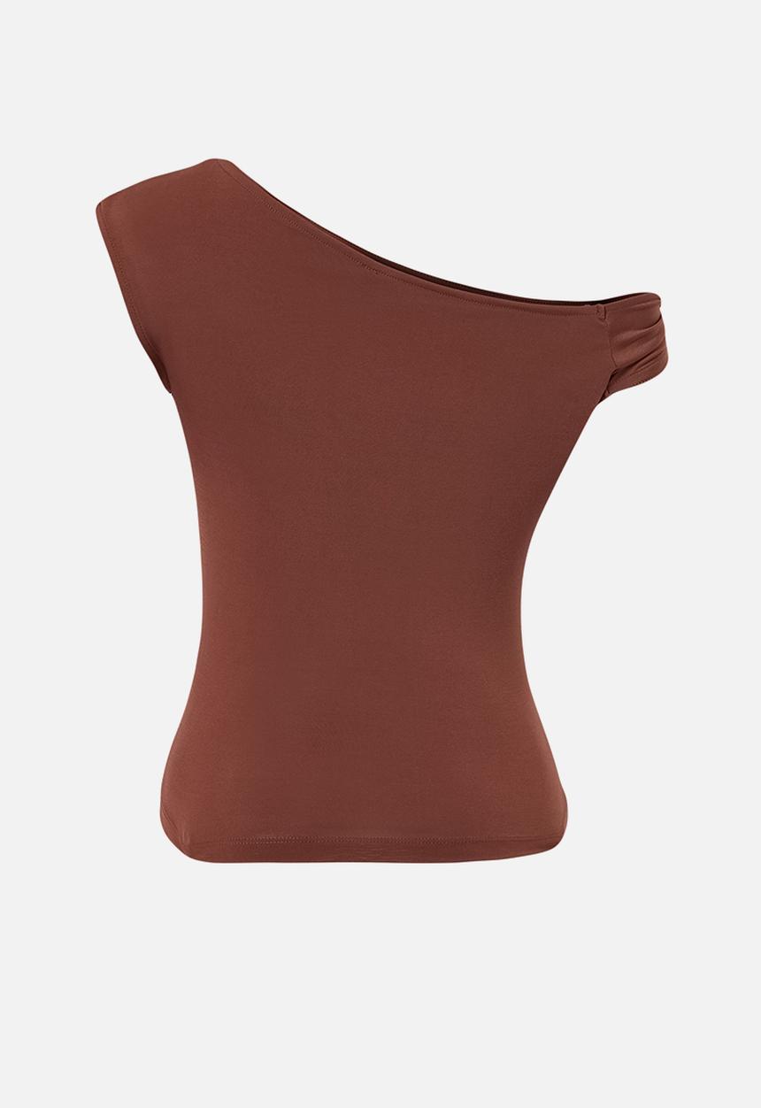 Trendyol - Metal accessory knitted blouse - brown
