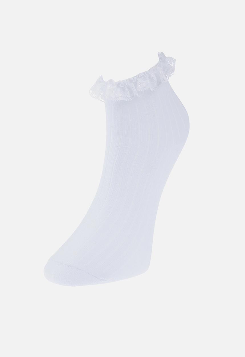 Trendyol - 3-Pack cotton floral lace knitted socks - multi