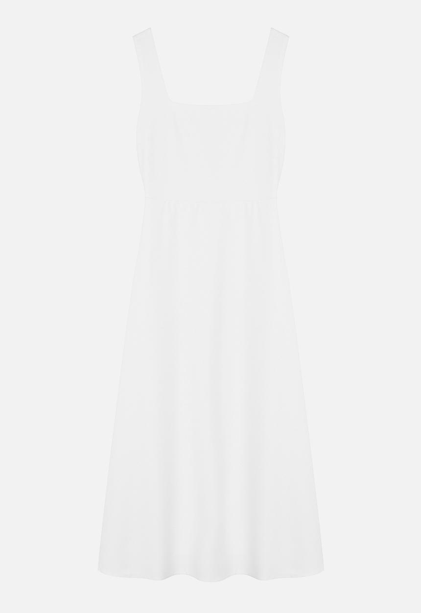 Trendyol - A-Cut Woven Wedding/Marriage Elegant Evening Dress - White