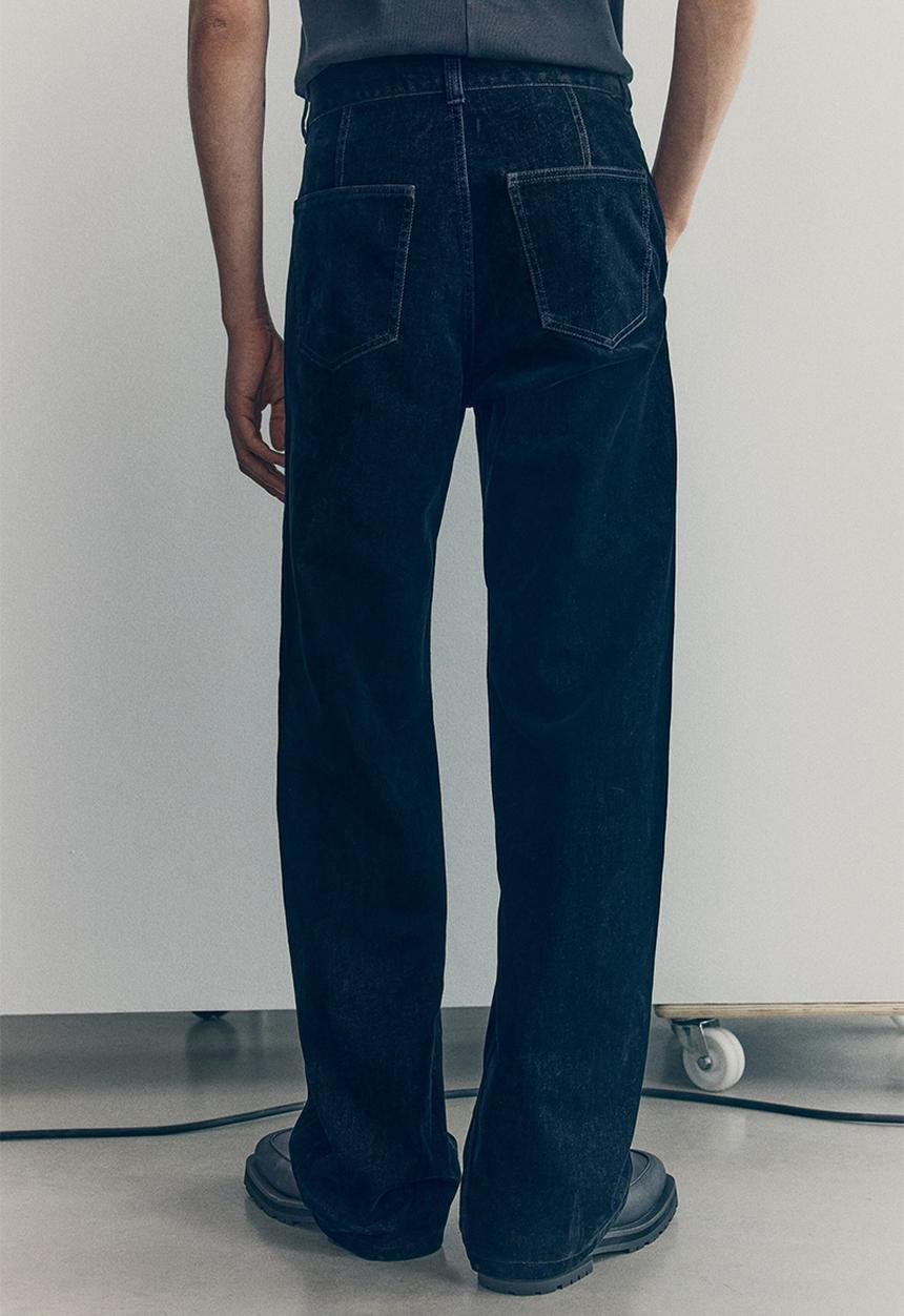 H&M - H&M Atelier: Cotton twill trousers - black