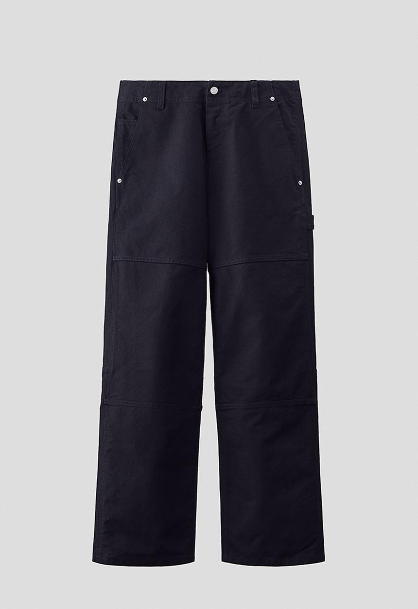 H&M - H&M Atelier: 5-pocket carpenter trousers - black