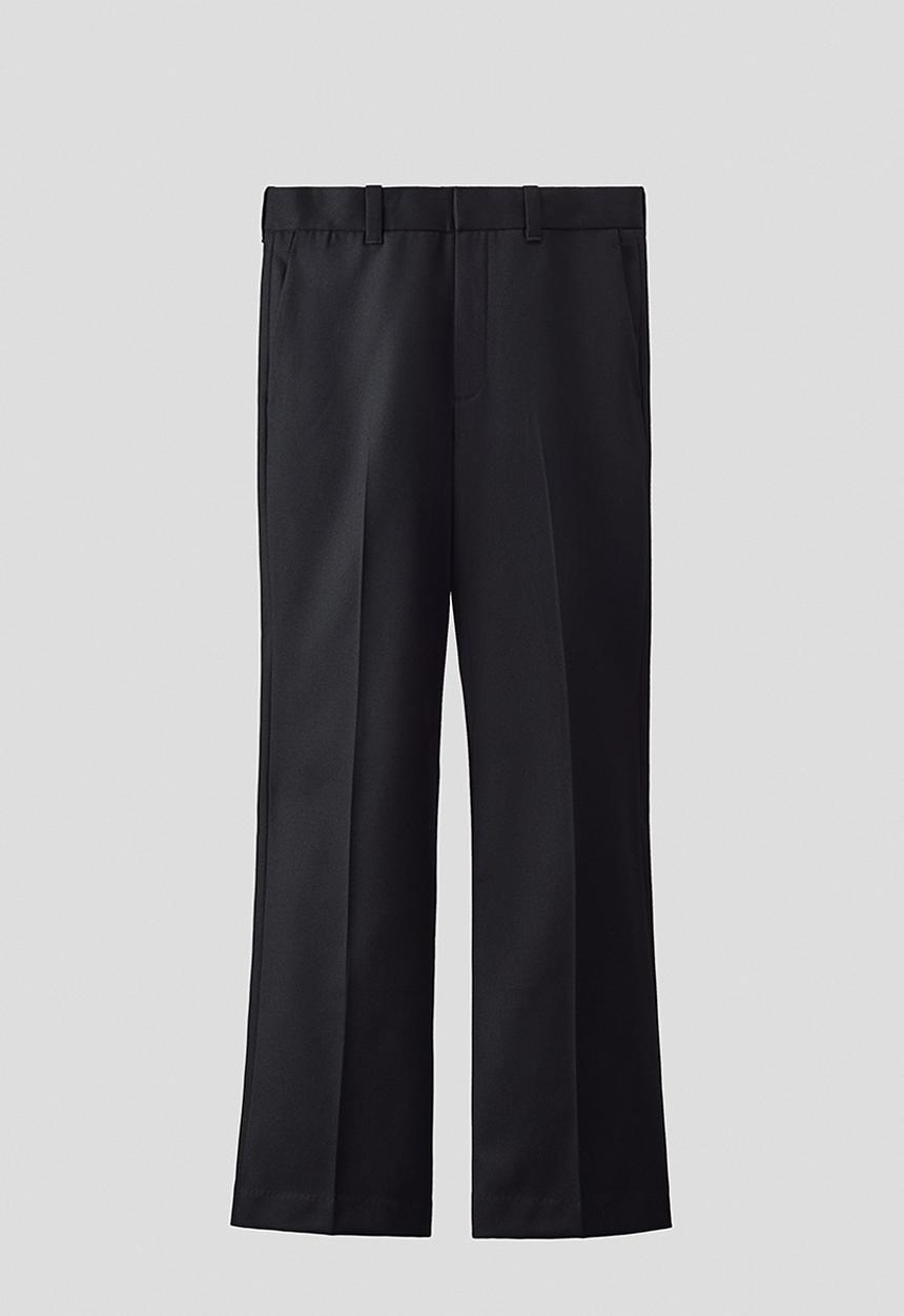 H&M Atelier: Wool-blend bootcut trousers - black - 1307173001