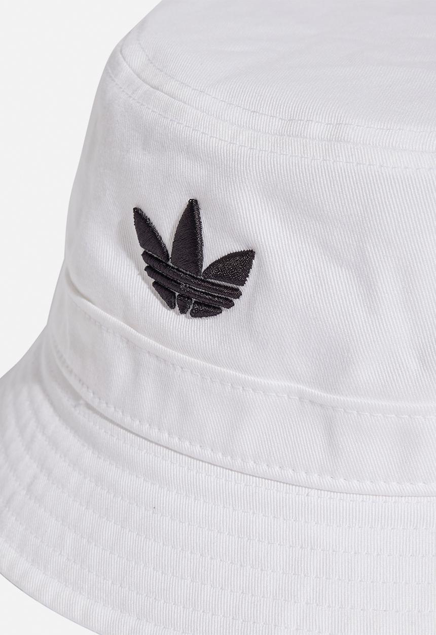 adidas Originals - Adicolor Trefoil Bucket Hat White