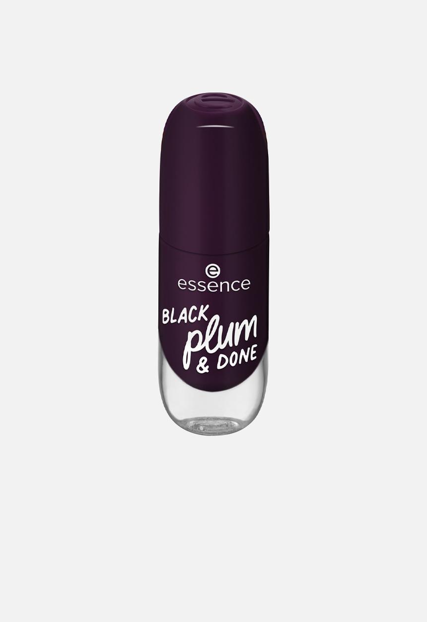 essence - Gel Nail Colour - 84 BLACK plum & DONE