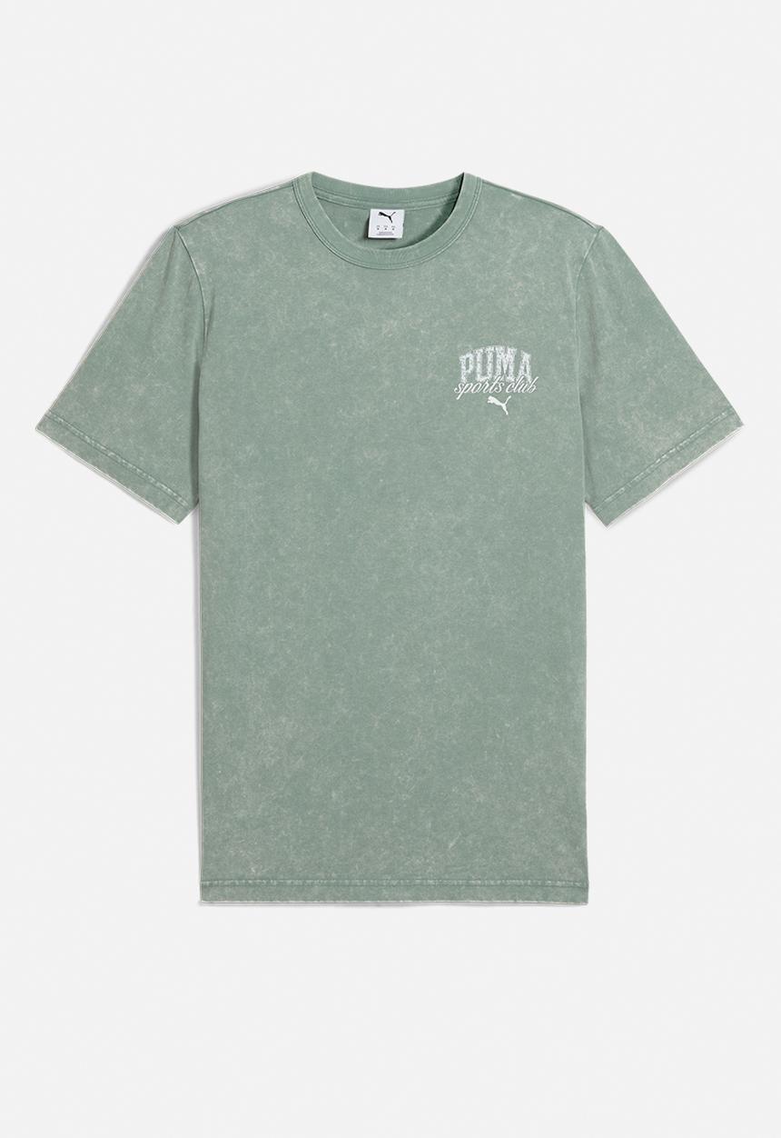 PUMA - PUMA CLASS Washed Tee Green Moon