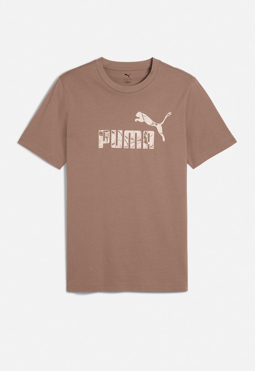 PUMA - GRAPHICS No.1 Logo Tee Totally Taupe