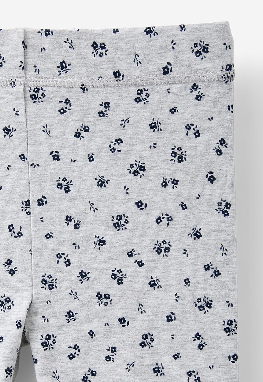 Cotton On - Hailey bike short - grey marle/edith ditsy