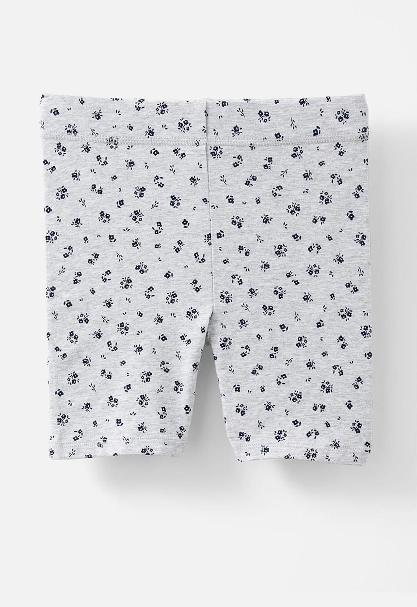 Cotton On - Hailey bike short - grey marle/edith ditsy