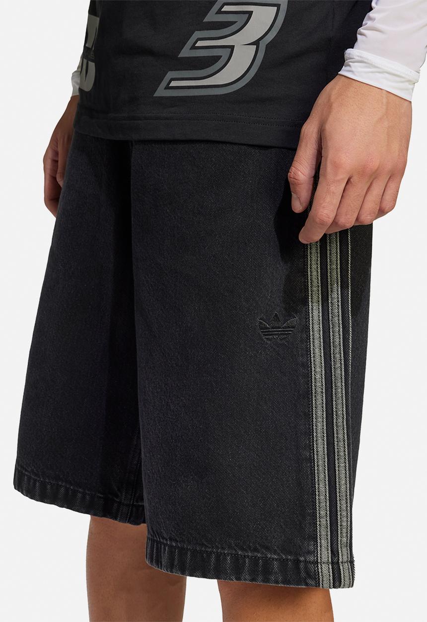 adidas Originals - Adicolor Denim Firebird Shorts - Black