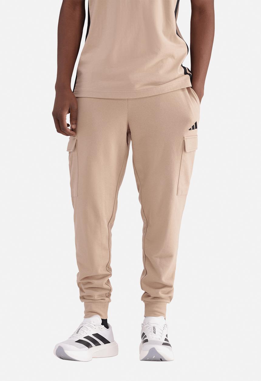 adidas Performance - Essentials Feelcozy French Terry Cuffed Joggers - Brown