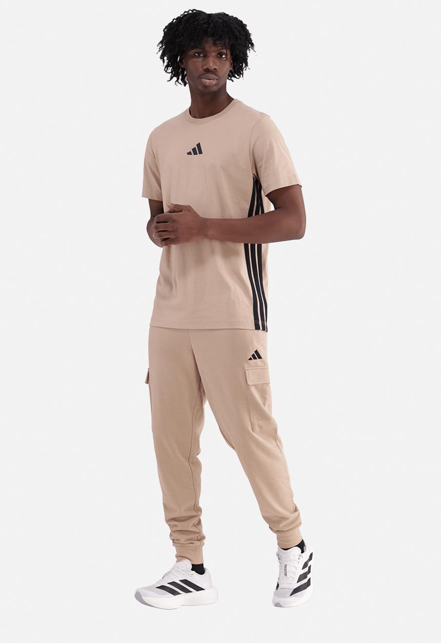 adidas Performance - Essentials Feelcozy French Terry Cuffed Joggers - Brown