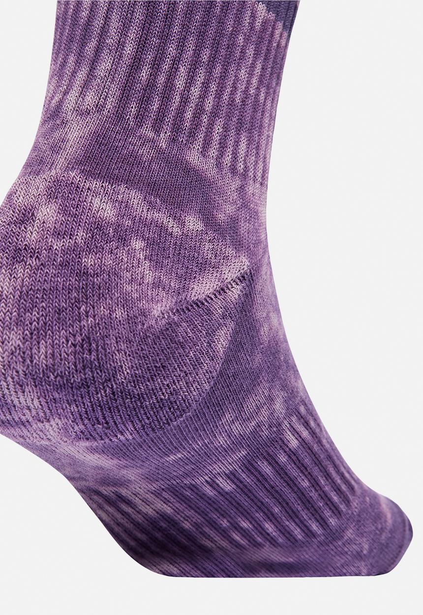 adidas Performance - Stonewash Crew Socks 3 Pairs- Aurora plum/preloved violet/black