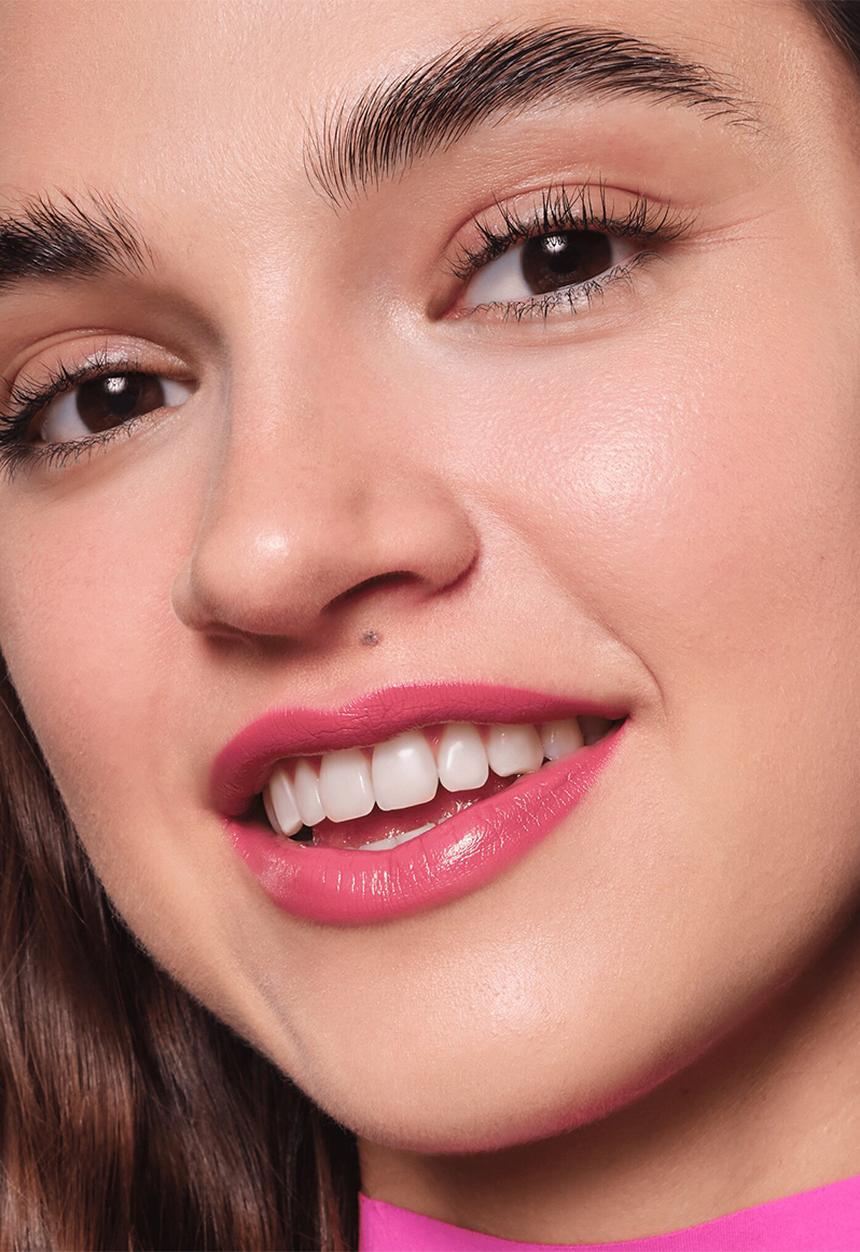 essence - Satin GLOW Luminous Shine Lipstick - 03 Rose And Shine