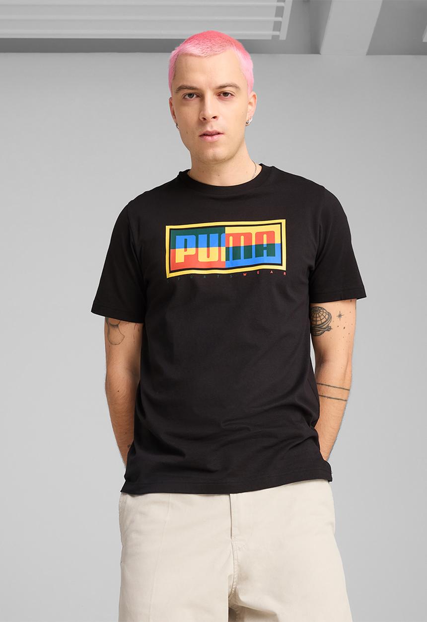PUMA - GRAPHICS Puma Box Tee M PUMA Black