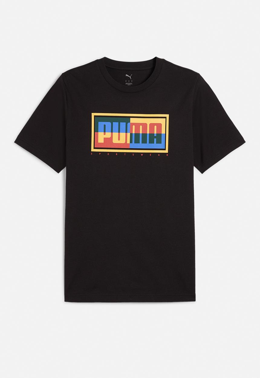 PUMA - GRAPHICS Puma Box Tee M PUMA Black