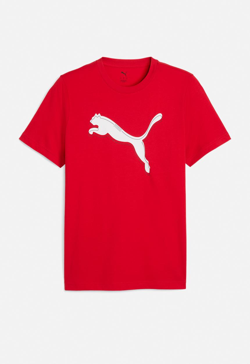 PUMA - GRAPHIC Cat Logo Tee M For All Time Red