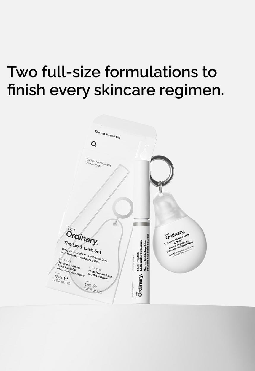 The Ordinary. - The Lip & Lash Set