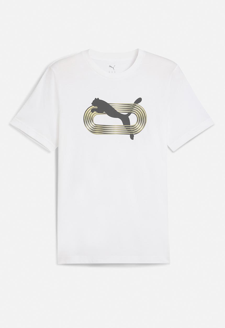 PUMA - GRAPHIC Circle Tee M PUMA White