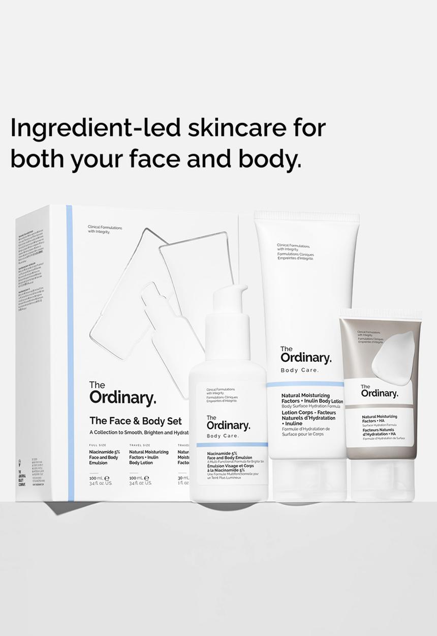 The Ordinary. - The Face & Body Set