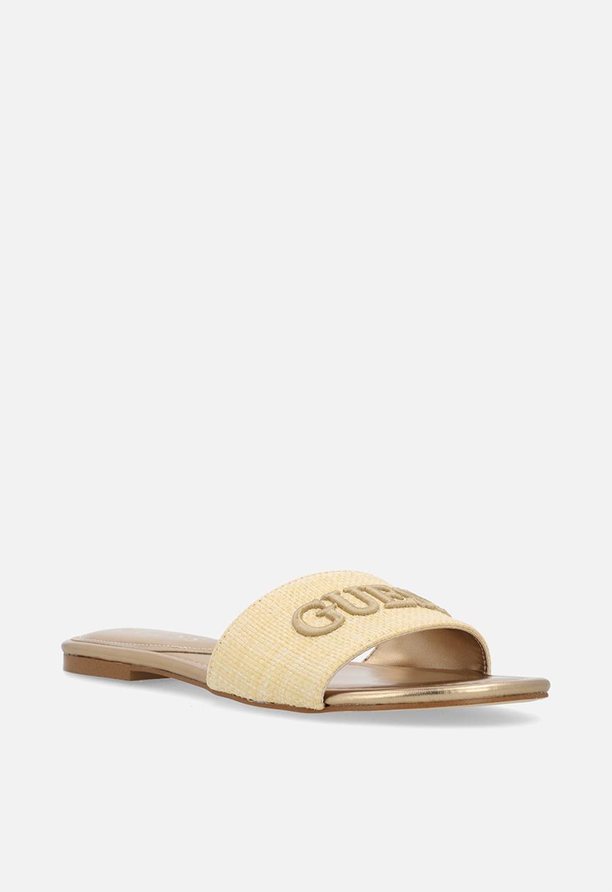 GUESS - Raffia slide - neutral
