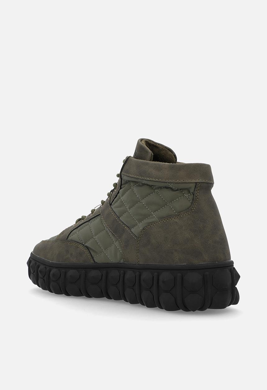 MAZERATA - PIGALE 9 Faux Nubuck / Nylon - Olive