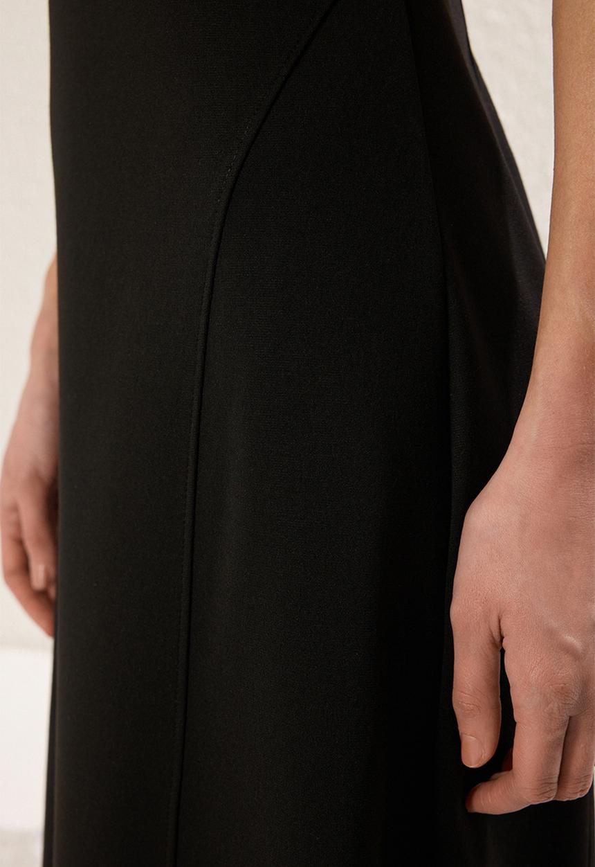 Trendyol - Knitted Undershirt/Lining Dress - Black