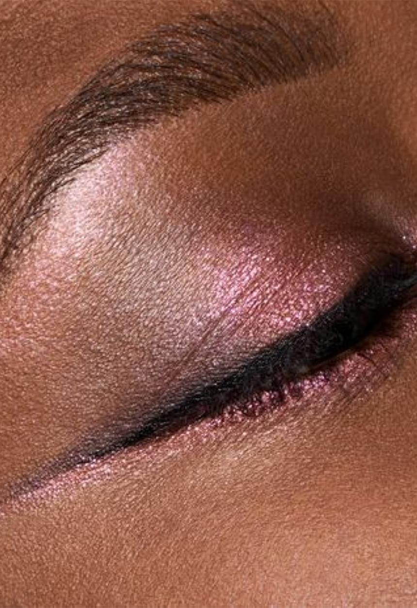MAC - DAZZLE Glitter Single Eye Shadow Compact  - Pink Lightning