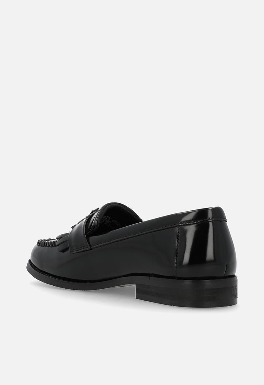 PC - Tassel basket weave loafer  - black
