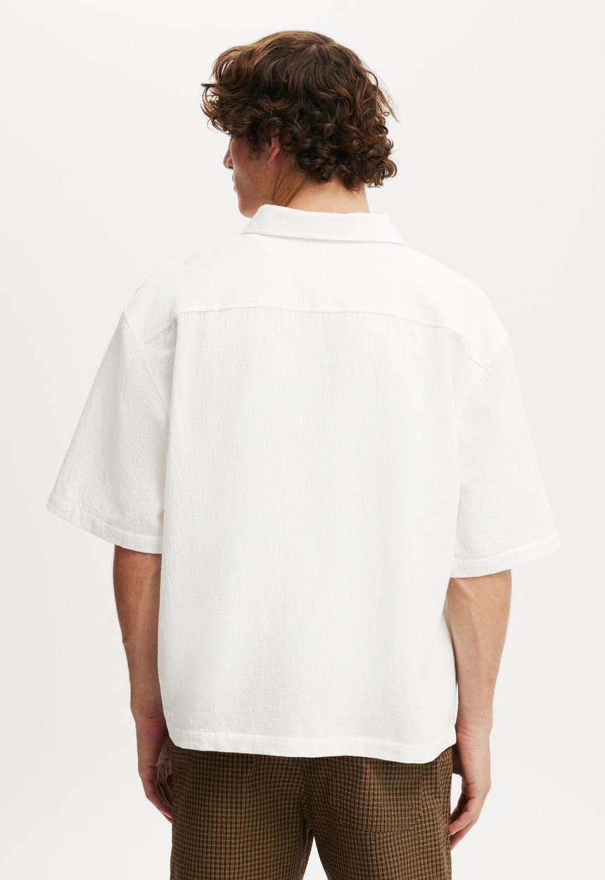 Cotton On - Ventura Short Sleeve Shirt - White