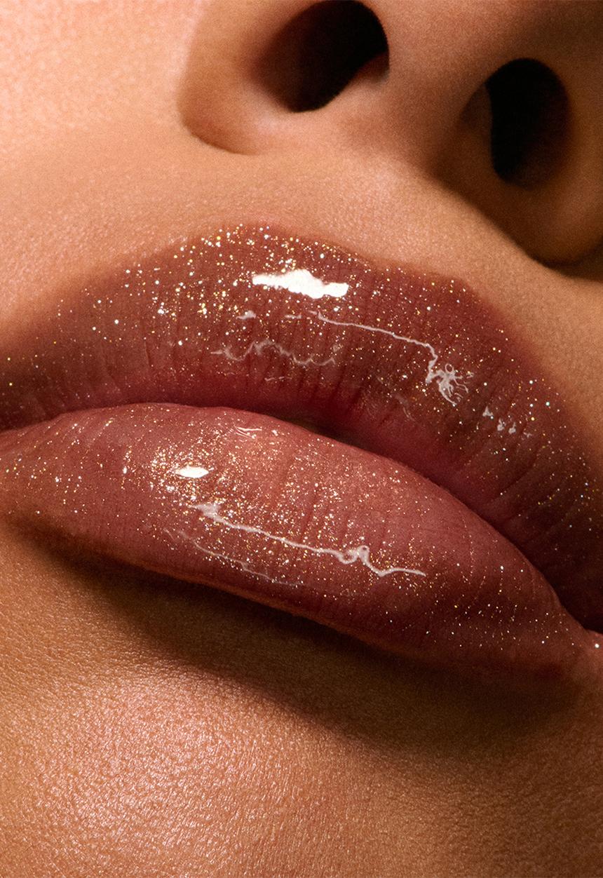 MAC - Presents and Future Lipglass Air Non-Sticky Gloss - Twinkle Taupe