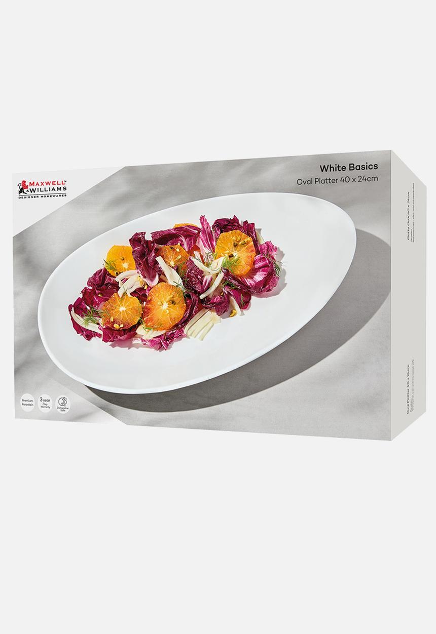 Maxwell & Williams - MW Organic Shape Platter 40cm - white