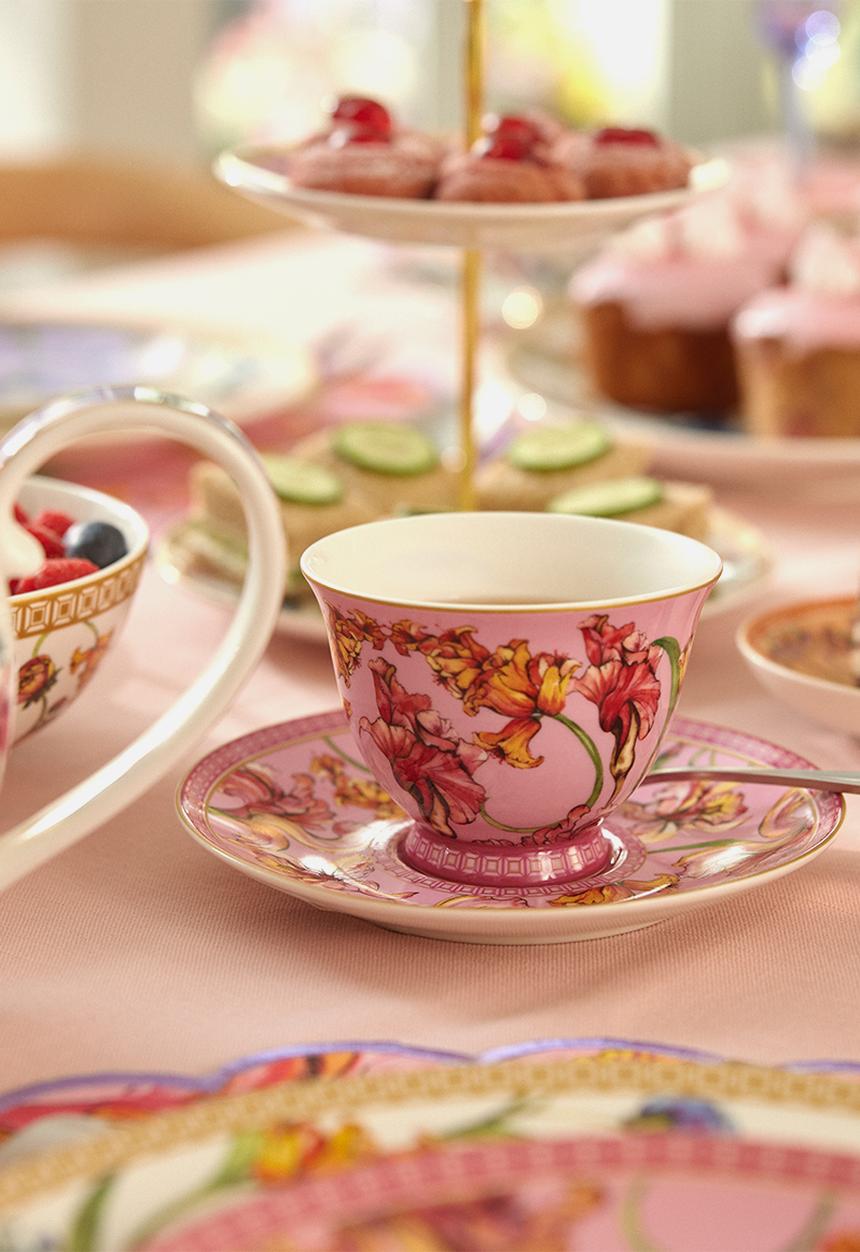 Maxwell & Williams - Mw mystique tall cup and sauc set 4 ass 230ml gb - multi