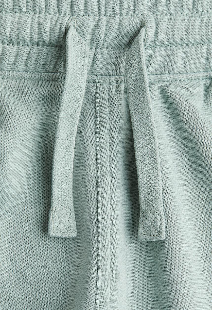 H&M - Sweatshirt shorts - light green 