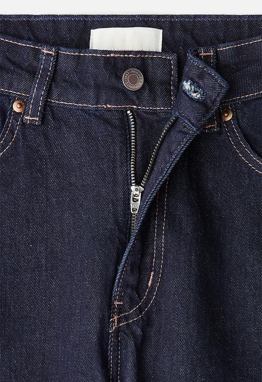 H&M - Wide high jeans - dark denim blue