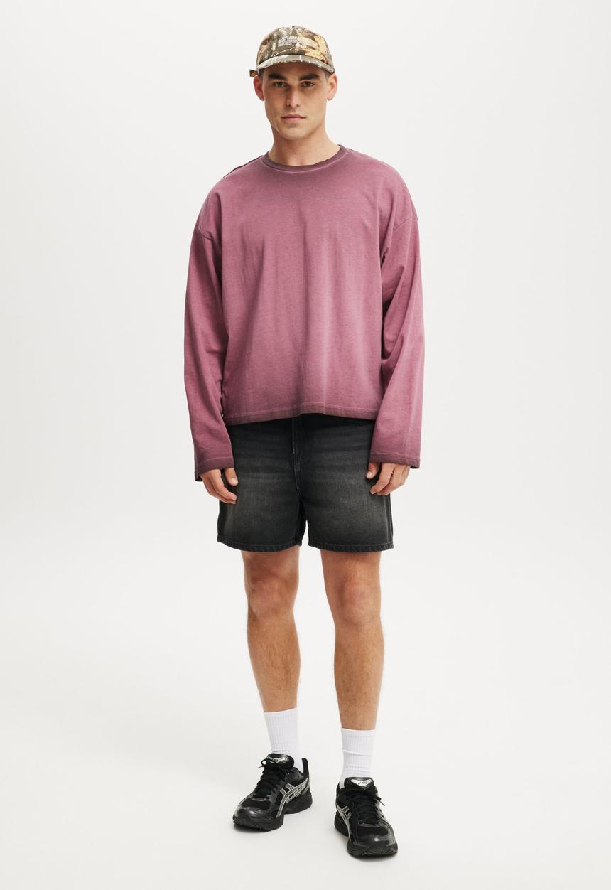 Cotton On - Denim Short Short - Revolve Black