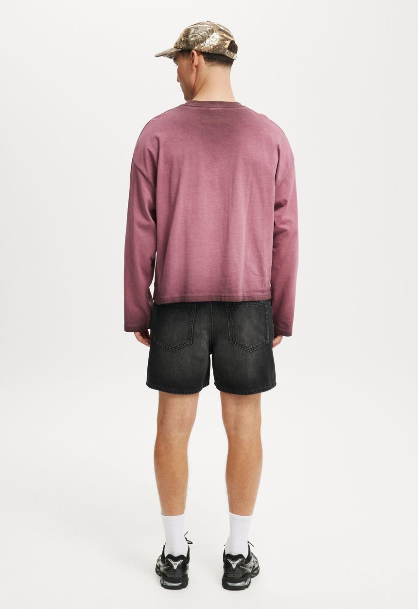 Cotton On - Denim Short Short - Revolve Black