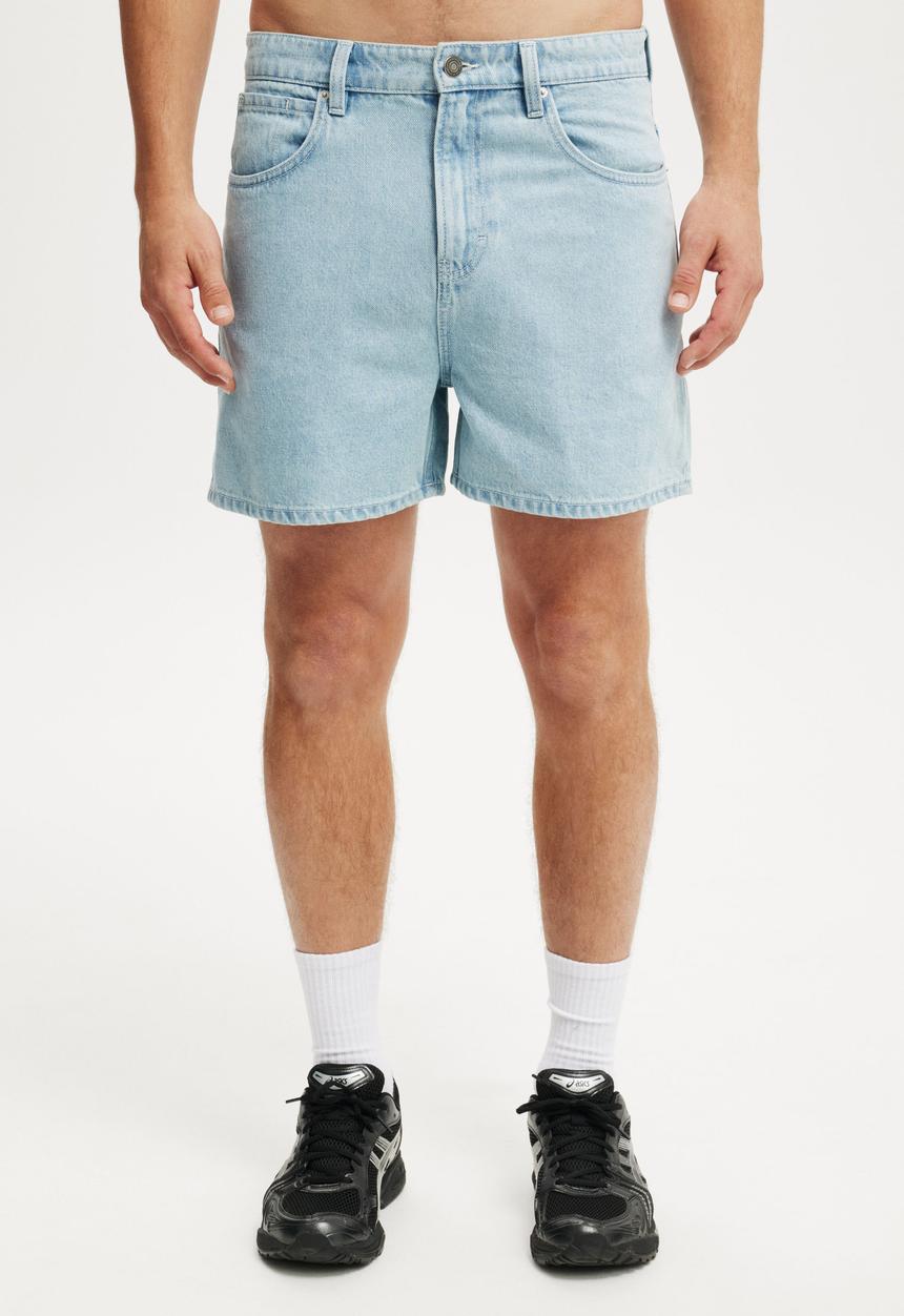 Cotton On - Denim Short Short - Sports Blue