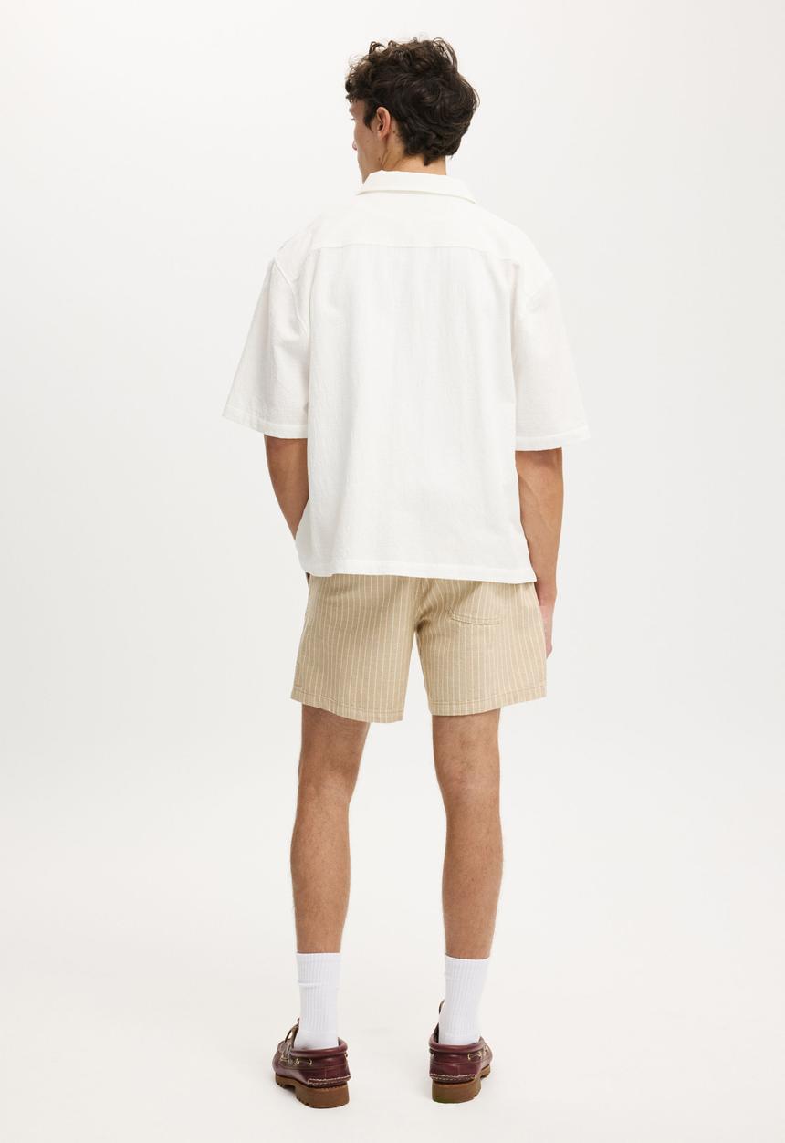 Cotton On - Easy Short - Gravel Stripe