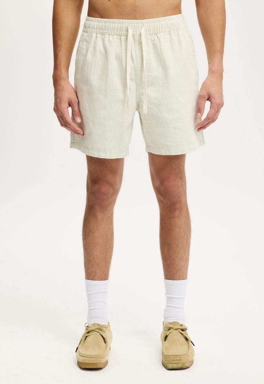 Cotton On - Easy Short - Light Jade 50/50 Stripe