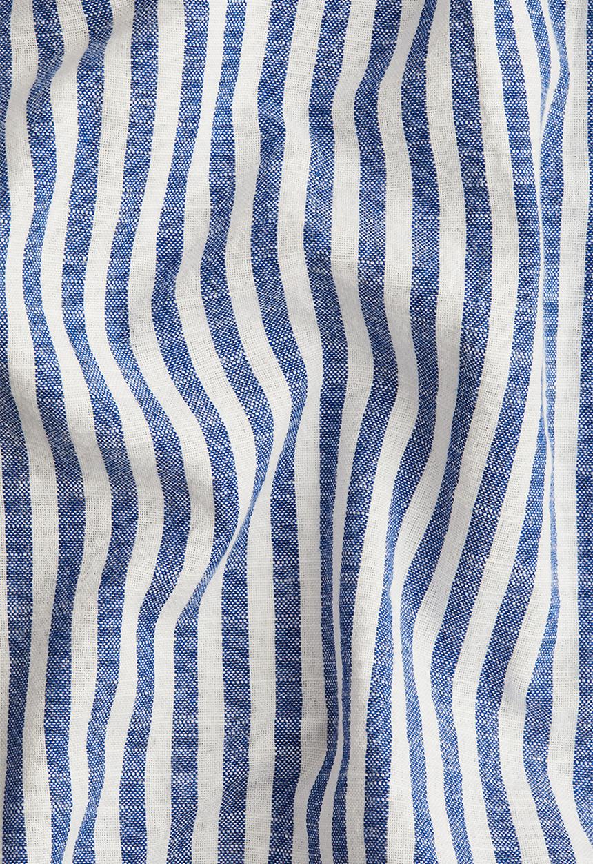 H&M - Cotton shirt - blue & white striped